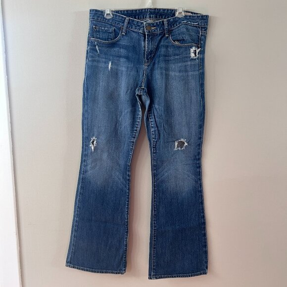 GAP Denim - GAP Vintage Y2K Limited Edition "Sexy Bootcut" Distressed Jeans